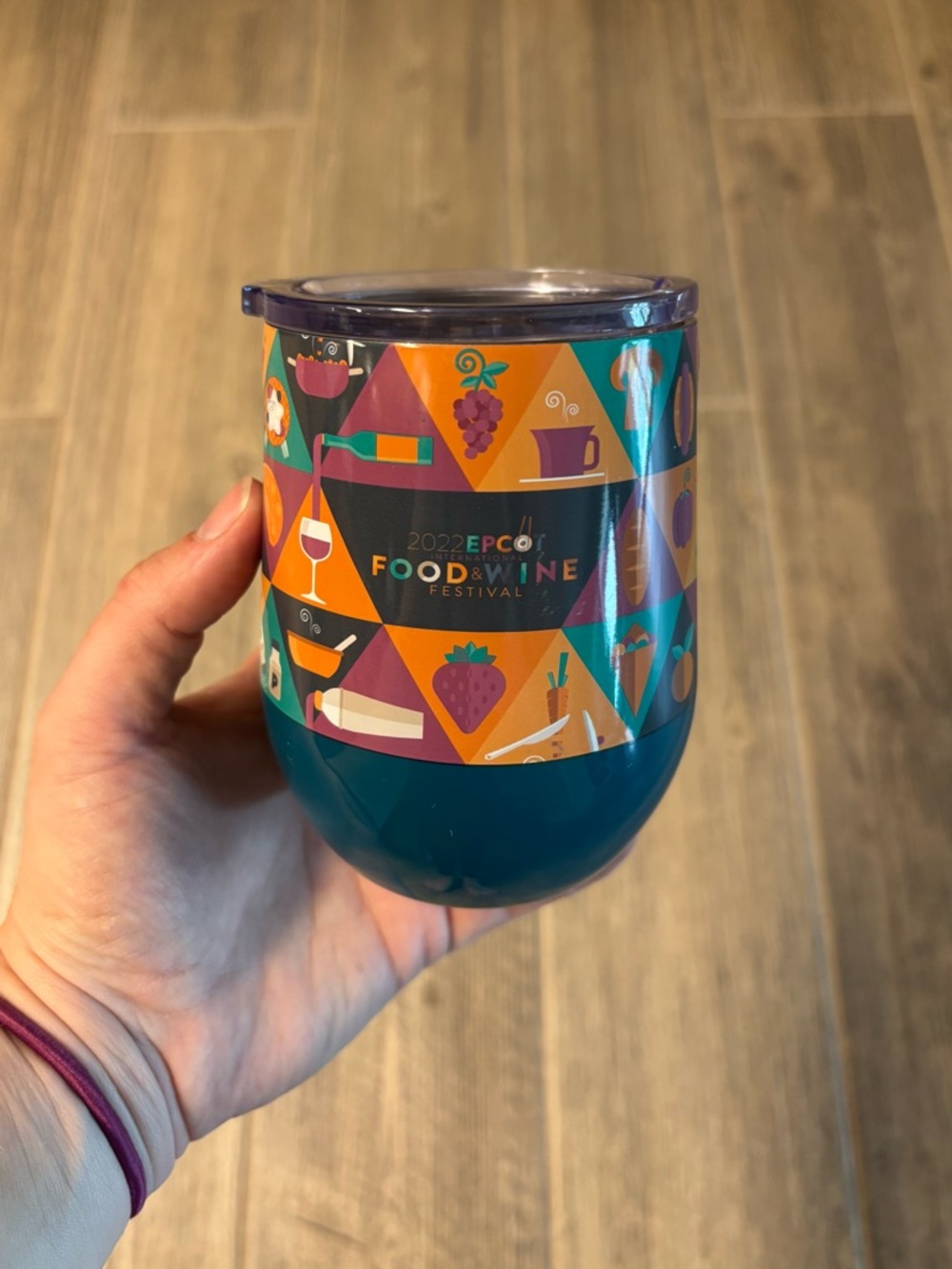 2022 EPCOT Food & Wine Festival Stainless Steel Corksicle Tumbler